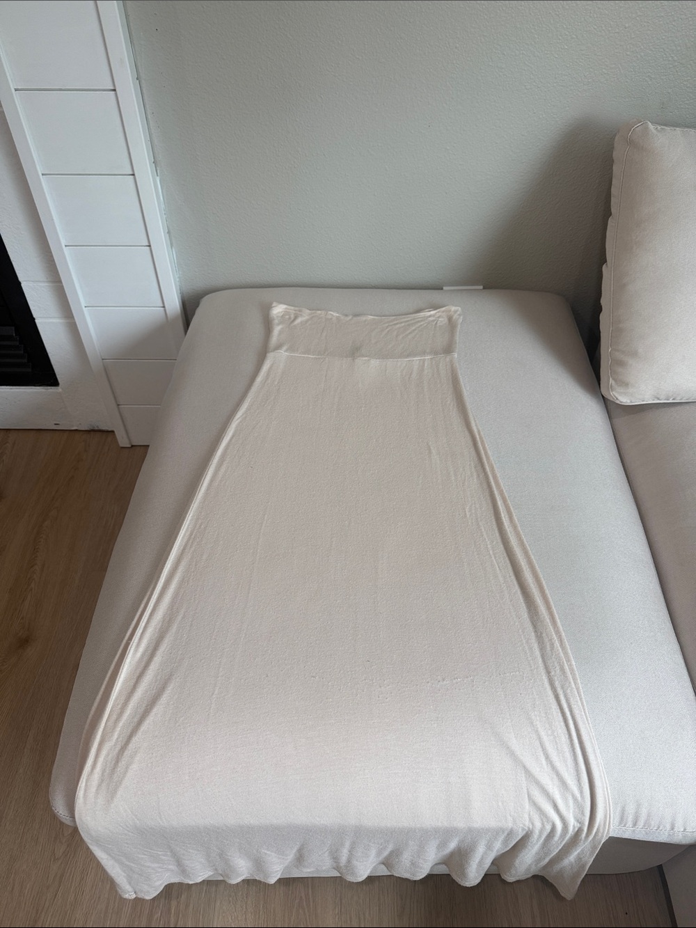 Light Beige/Cream maxi Skirt(Ships from Alaska)